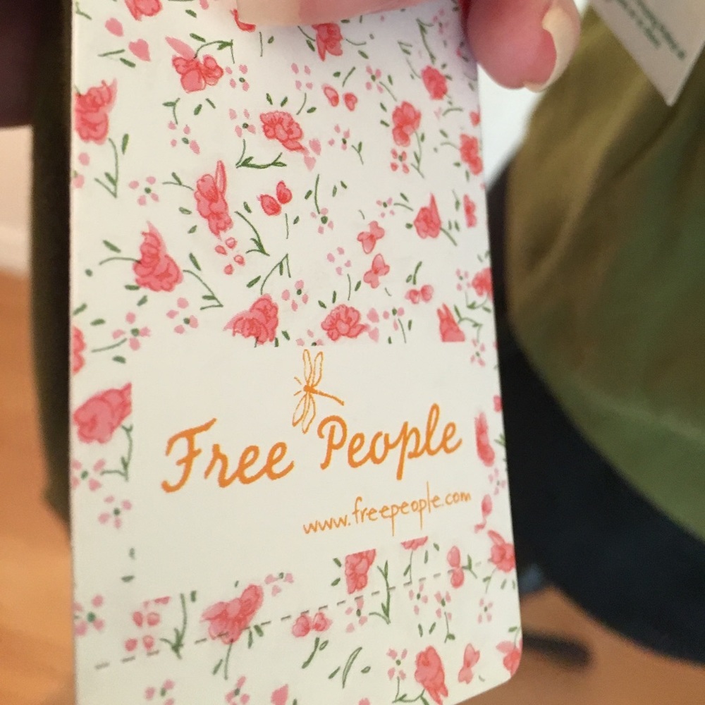 Free People Olive Long Sleeve Shirt - Picture 6 of 8